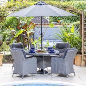 Verona Large Corner Set with Hi/Low Table
