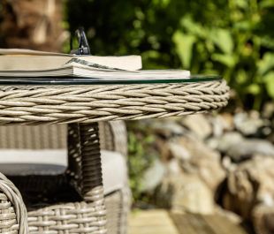 Florence Lounge Set – 2 Chairs, 50cm x 50cm Table + Cover