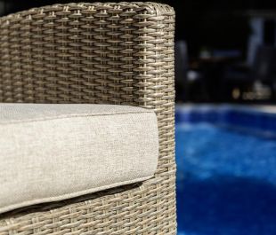 Savannah Deluxe Reclining Lounge Set 2 Chairs 2 Footstools Table