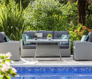 Savannah 3 Seat Sofa Set with Coffee Table