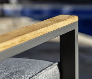 Knightsbridge 6 Seat Dining Set with 140cm Teak Table