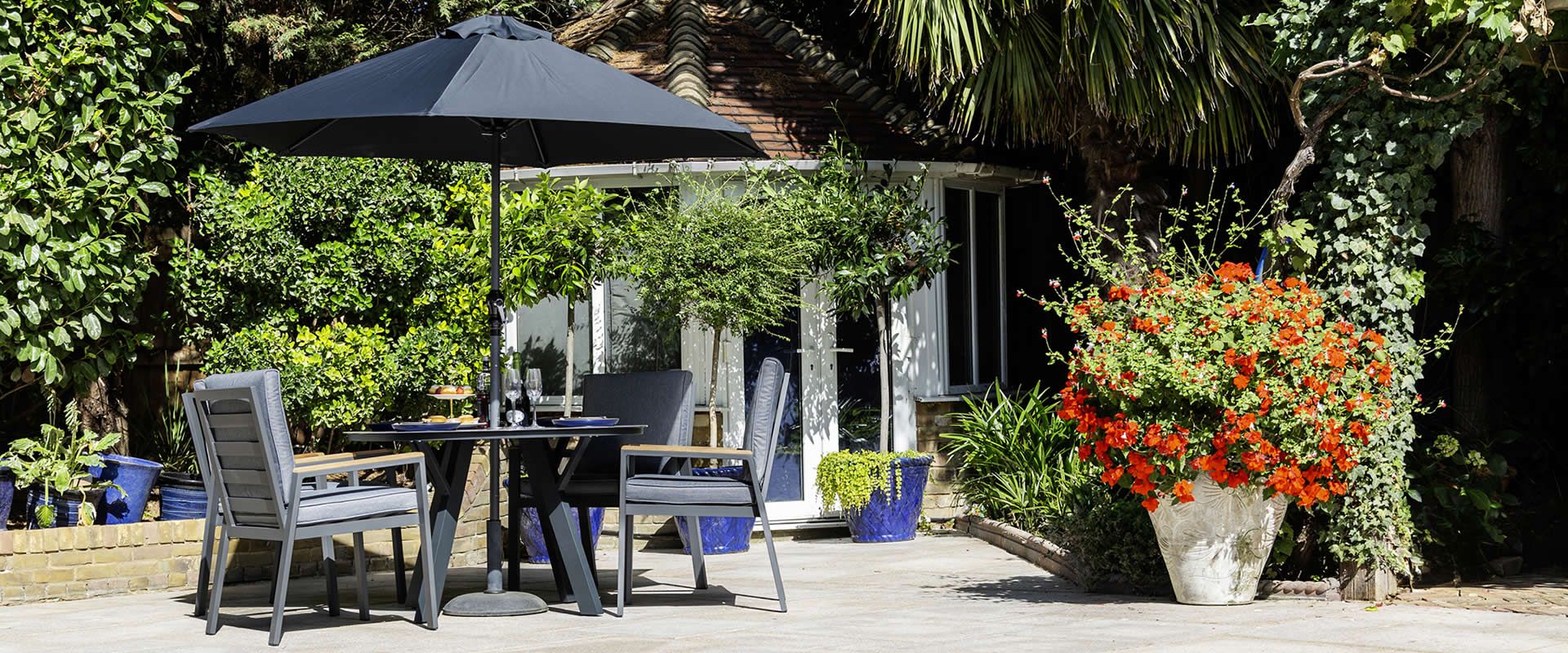 Knightsbridge 4 Seat Dining Set with 120cm Ceramic Table