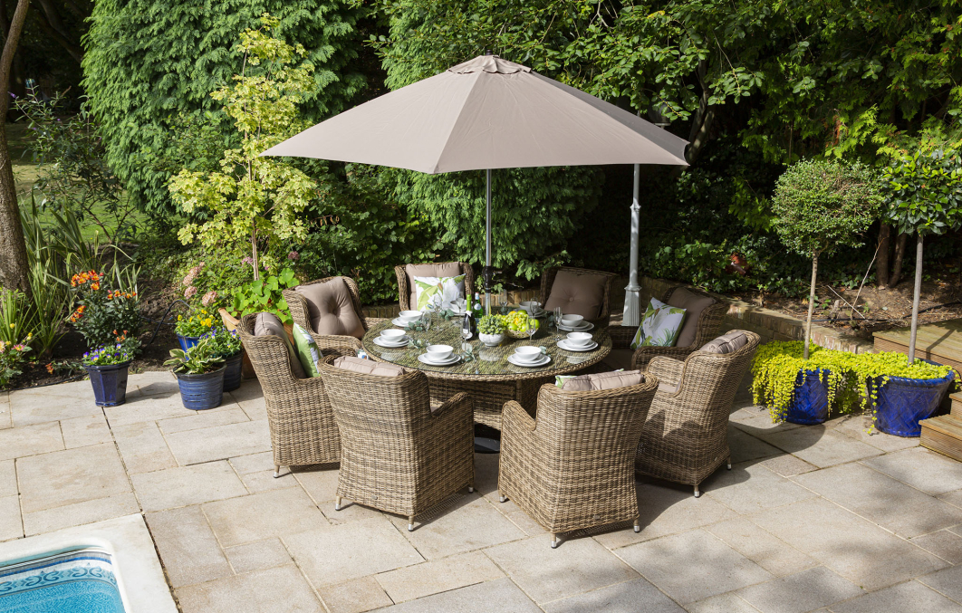 Katie Blake Garden Furniture Seville 8 Seat Dining Set