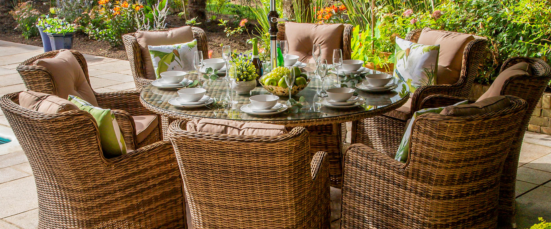 Katie Blake Garden Furniture Seville 8 Seat Dining Set