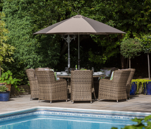 Katie Blake Garden Furniture Seville 8 Seat Dining Set