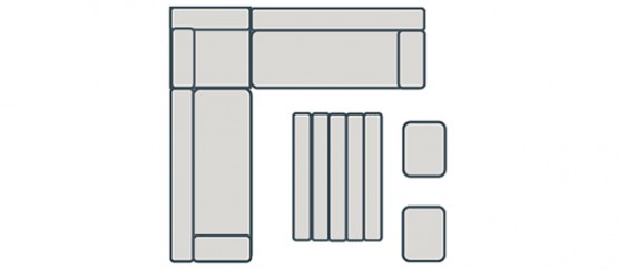 Seville Large Corner Unit With Hi-Lo Table