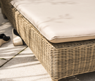 Katie Blake Garden Furniture Mayberry Sun Lounger With Cushion