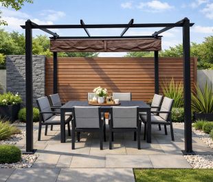 Pavilion Pergola Fabric Roof