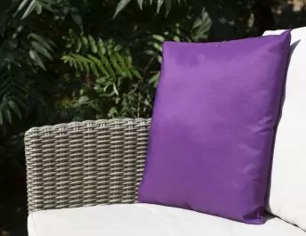 Showerproof Scatter Cushion Plum